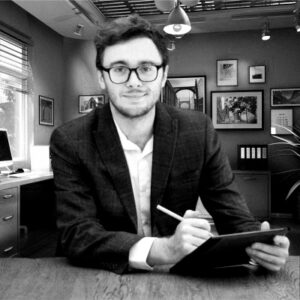 Jeremy Smith, IDL Podcast guest (black & white headshot)